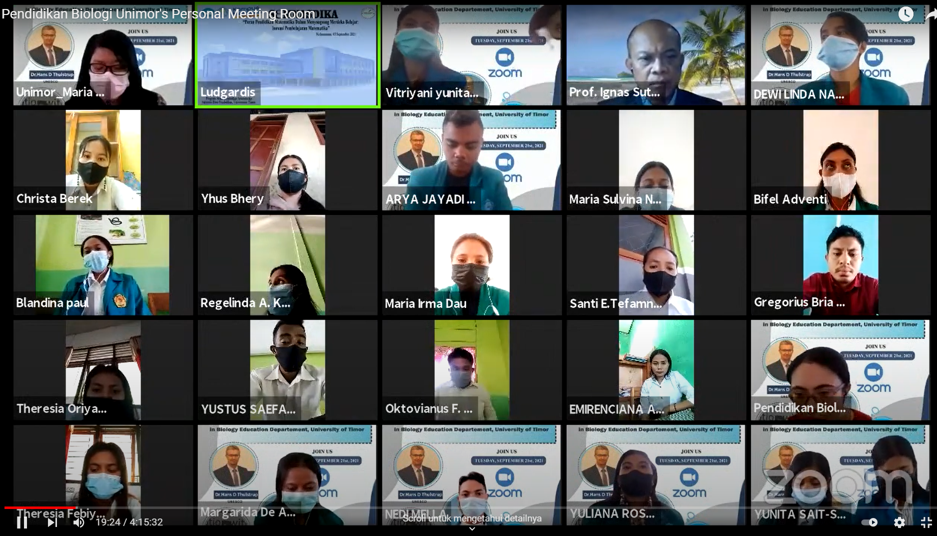 Webinar Ekohidrologi dan Pengelolaan Air Terintegrasi Sebagai Implementasi Kurikulum Merdeka Belajar