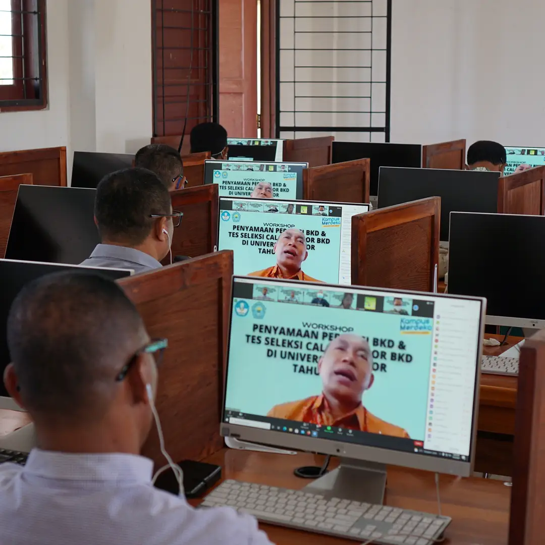Workshop Penyamaan Persepsi BKD dan Tes Seleksi Calon Asesor BKD Tahun 2021