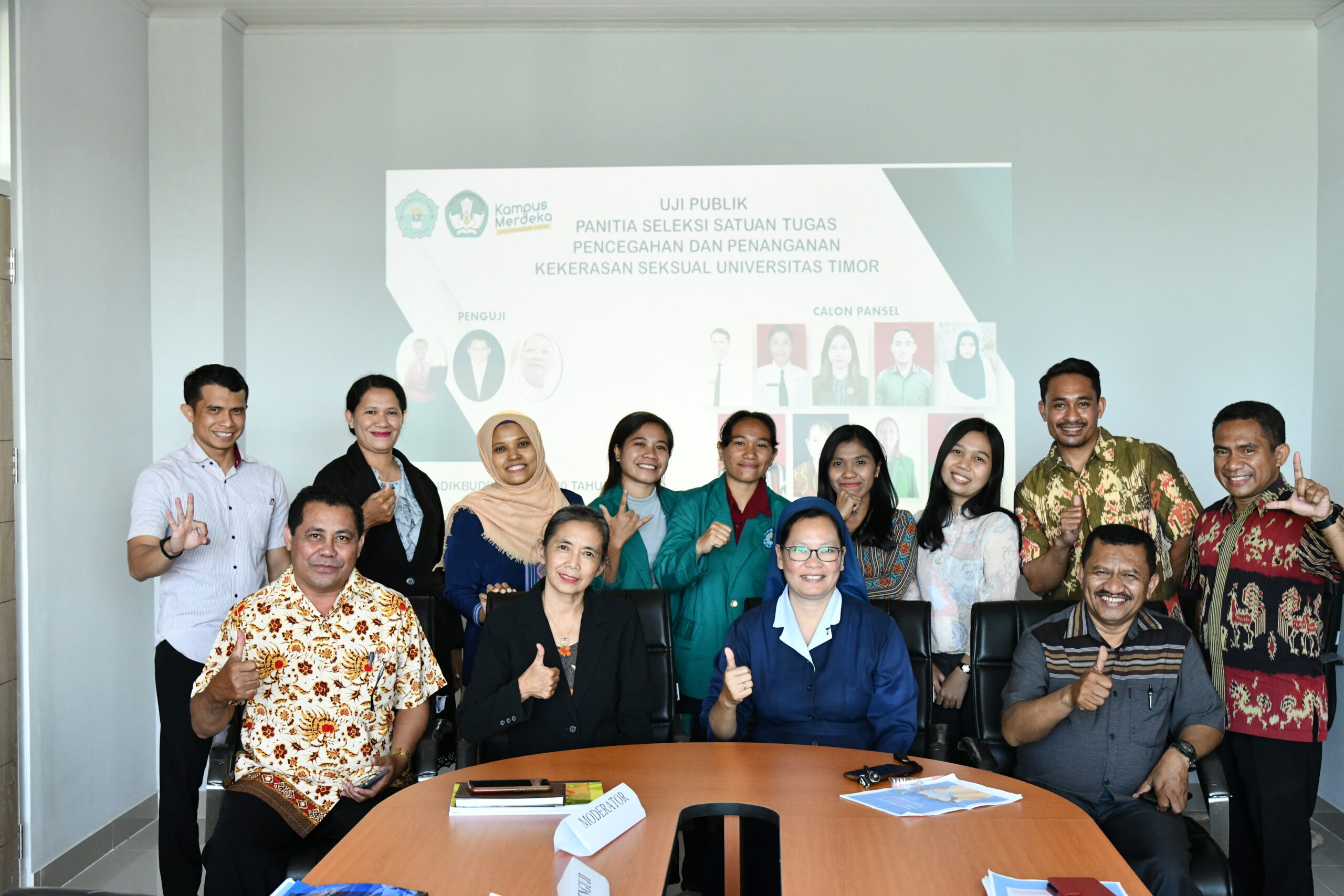 PELAKSANAAN UJI PUBLIK CAPANSEL PENCEGAHAN DAN PENANGANAN KEKERASAN SEKSUAL (PPKS) DI LINGKUNGAN UNIVERSITAS TIMOR.