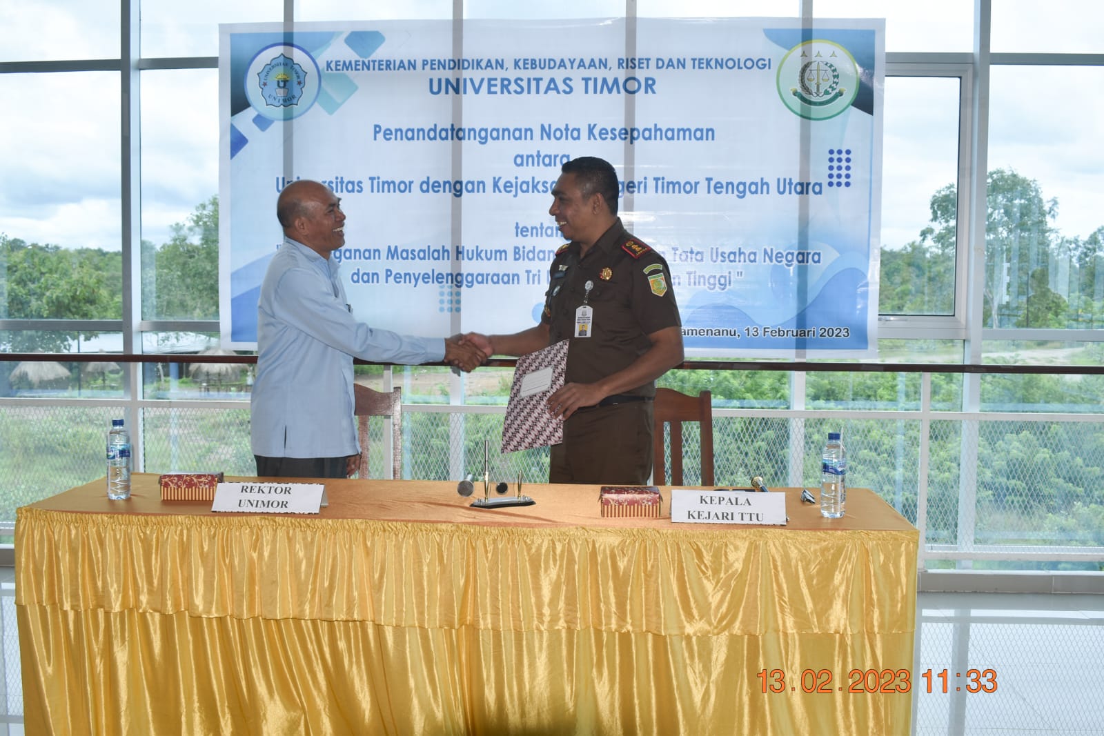 UNIVERSITAS TIMOR JALIN KERJA SAMA DENGAN KEJAKSAAN NEGERI TIMOR TENGAH UTARA