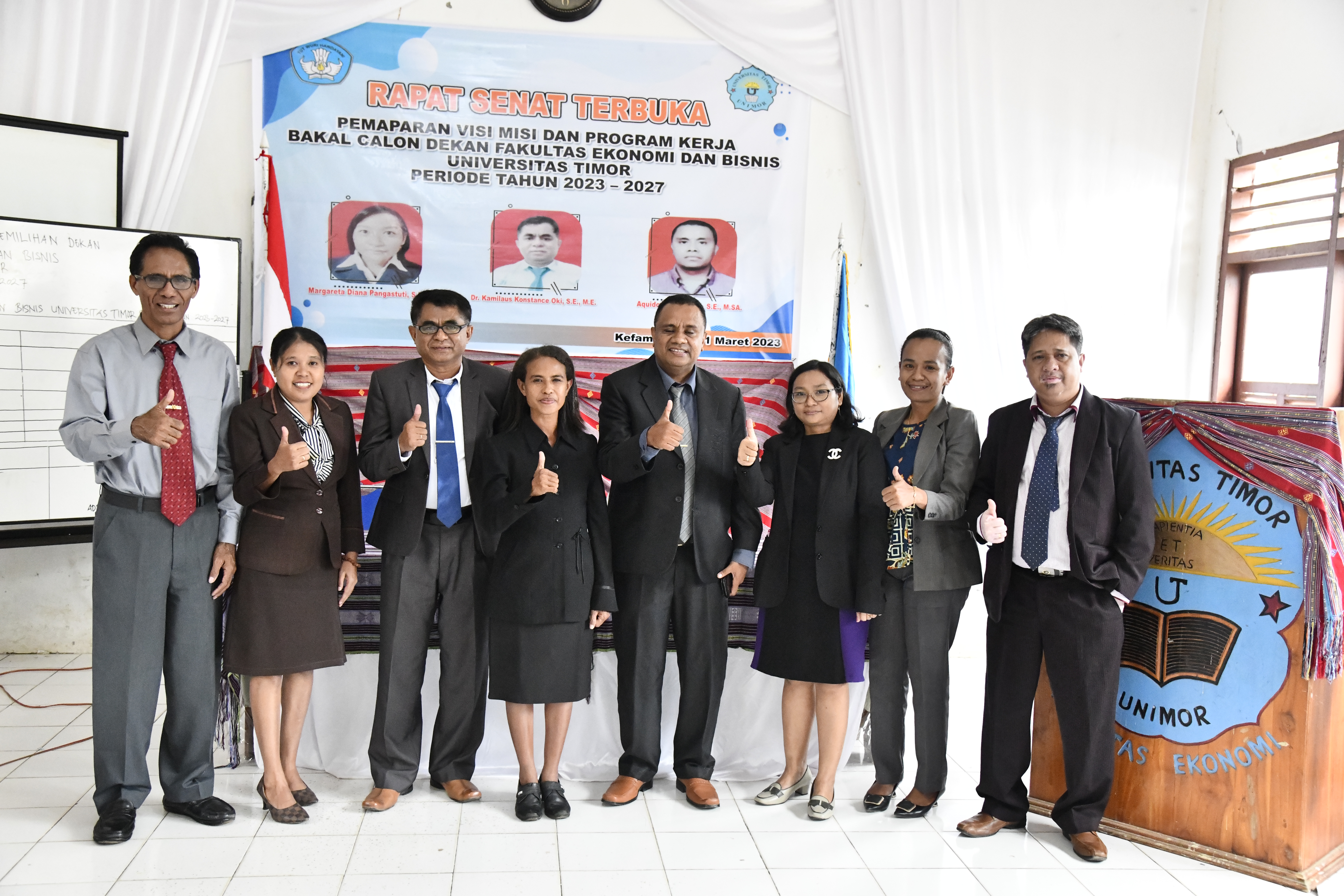 FEB Unimor Gelar Pemaparan Visi Misi Bakal Calon Dekan