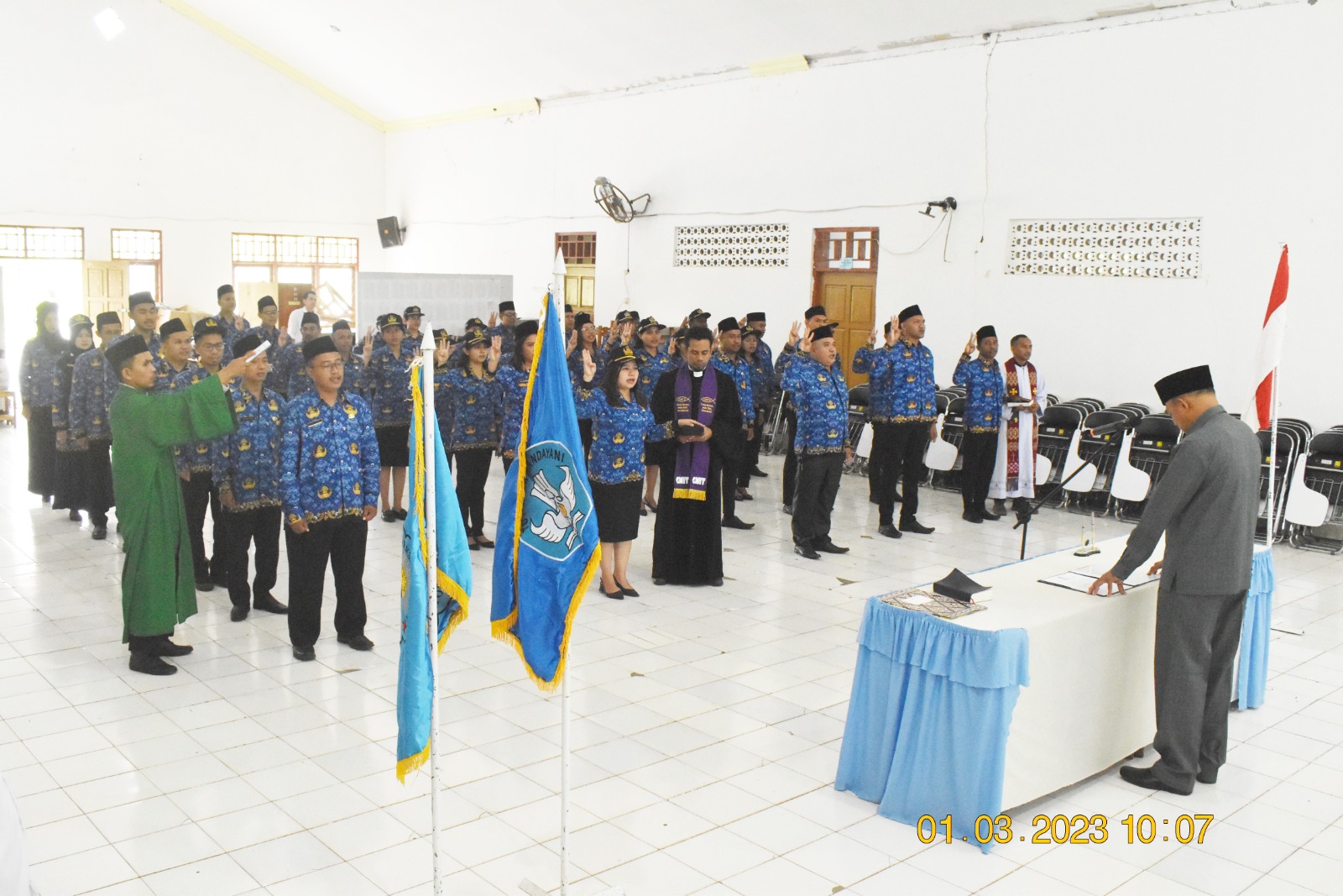 Unimor Gelar Upacara Pengambilan Sumpah PNS