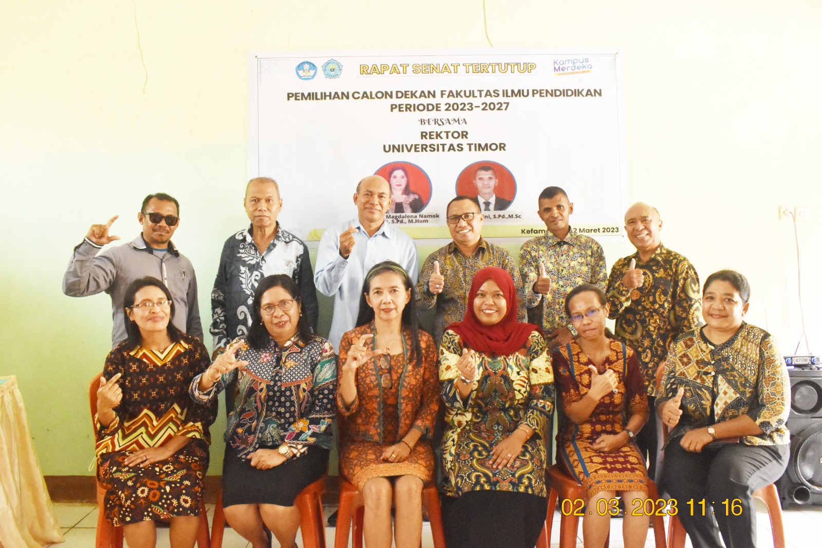 Blasius Atini, S.Pd., M.Sc Kembali Terpilih Jadi Dekan FIP