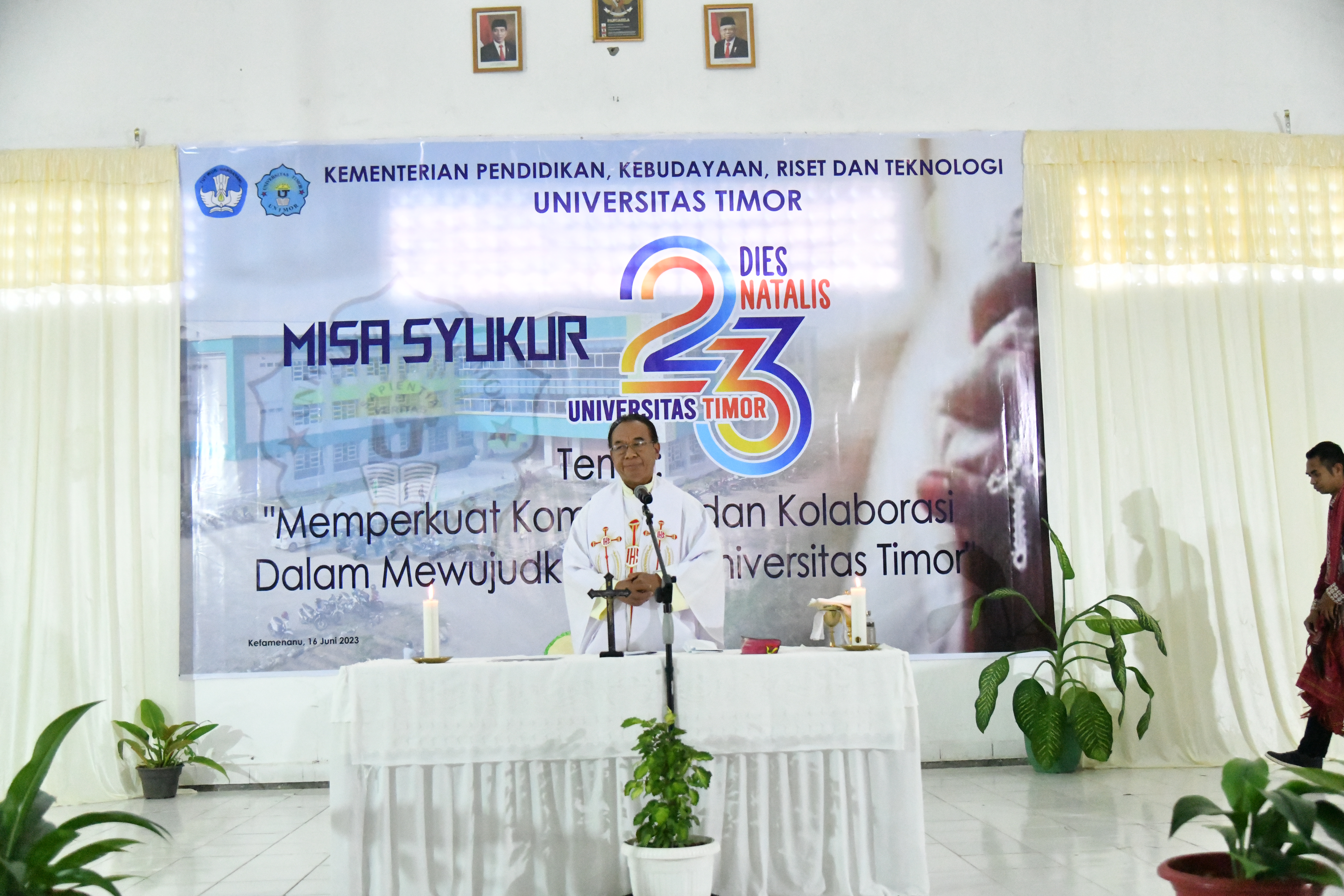 UNIMOR MERAYAKAN PUNCAK DIES NATALIS XXIII DALAM MISA SYUKUR