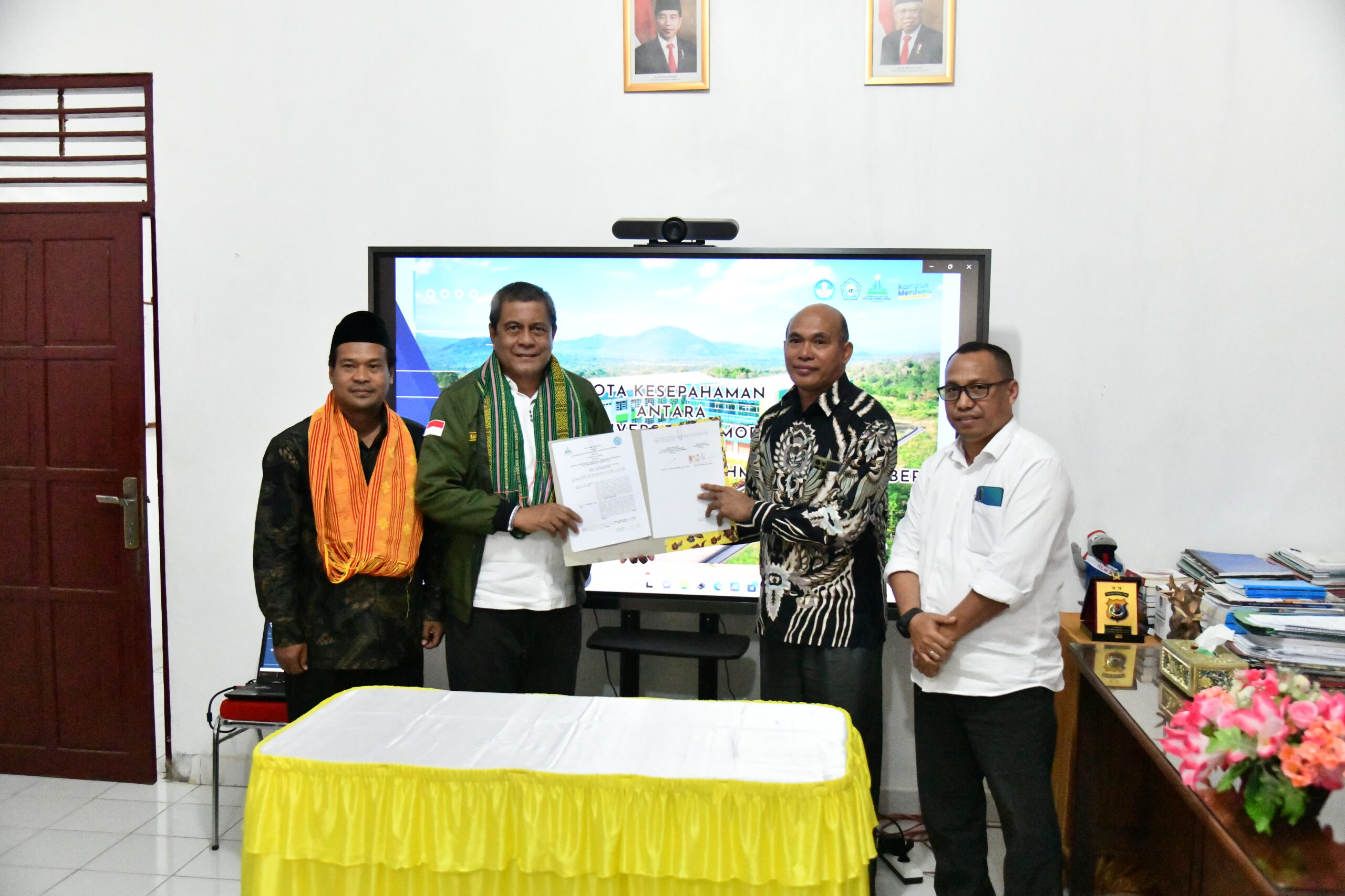 Kunjungan Rektor UIN KH. Siddiq Jember ke Universitas Timor untuk Penandatanganan Nota Kesepahaman tentang Tridharma Perguruan Tinggi