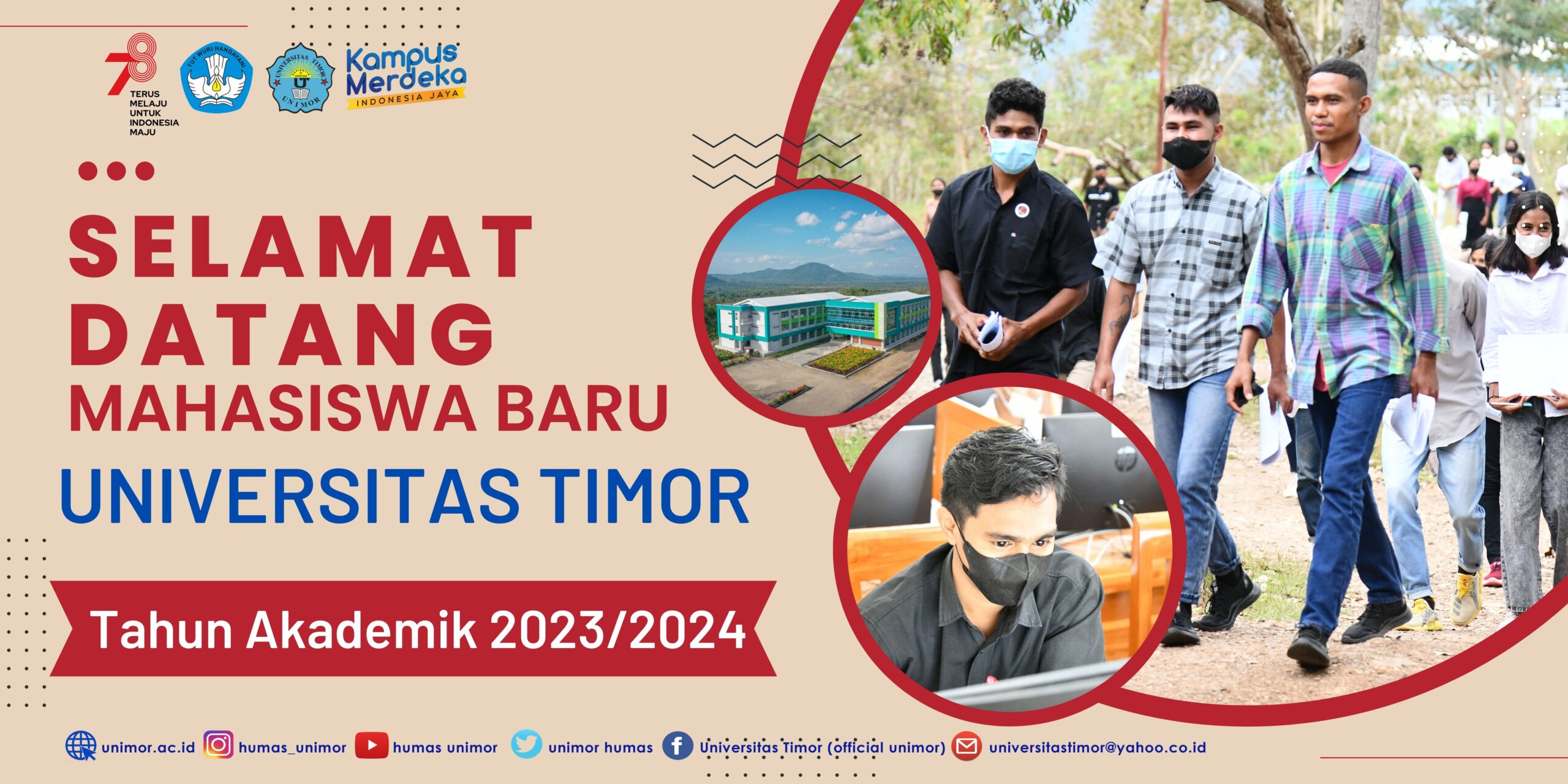 Pengumuman PKKMB Bagi Mahasiswa Baru Universistas Timor T.A. 2023/2024
