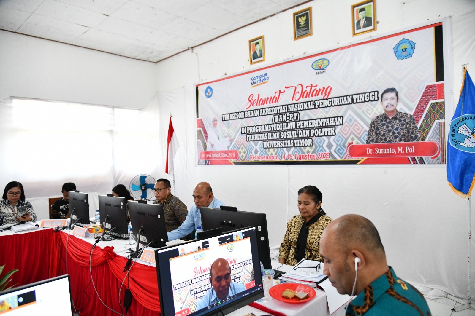 BAN – PT Lakukan Asesmen Lapangan Daring Prodi Ilmu Pemerintahan Fisipol Unimor