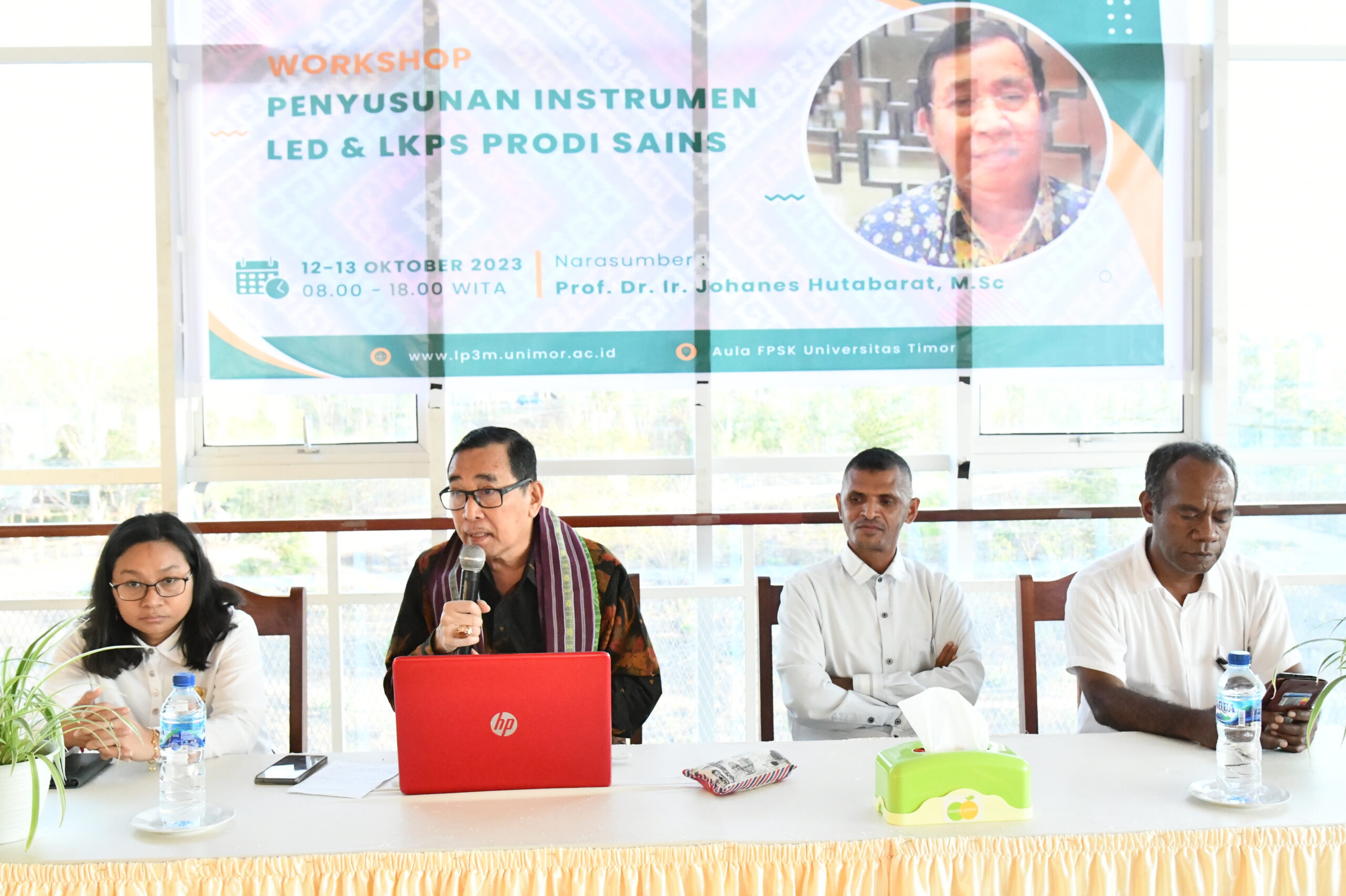 Songsong Akreditasi 2024, LPMPP Unimor Gelar Workshop Penyusunan Instrumen LED dan LKPS Bagi Prodi Sains