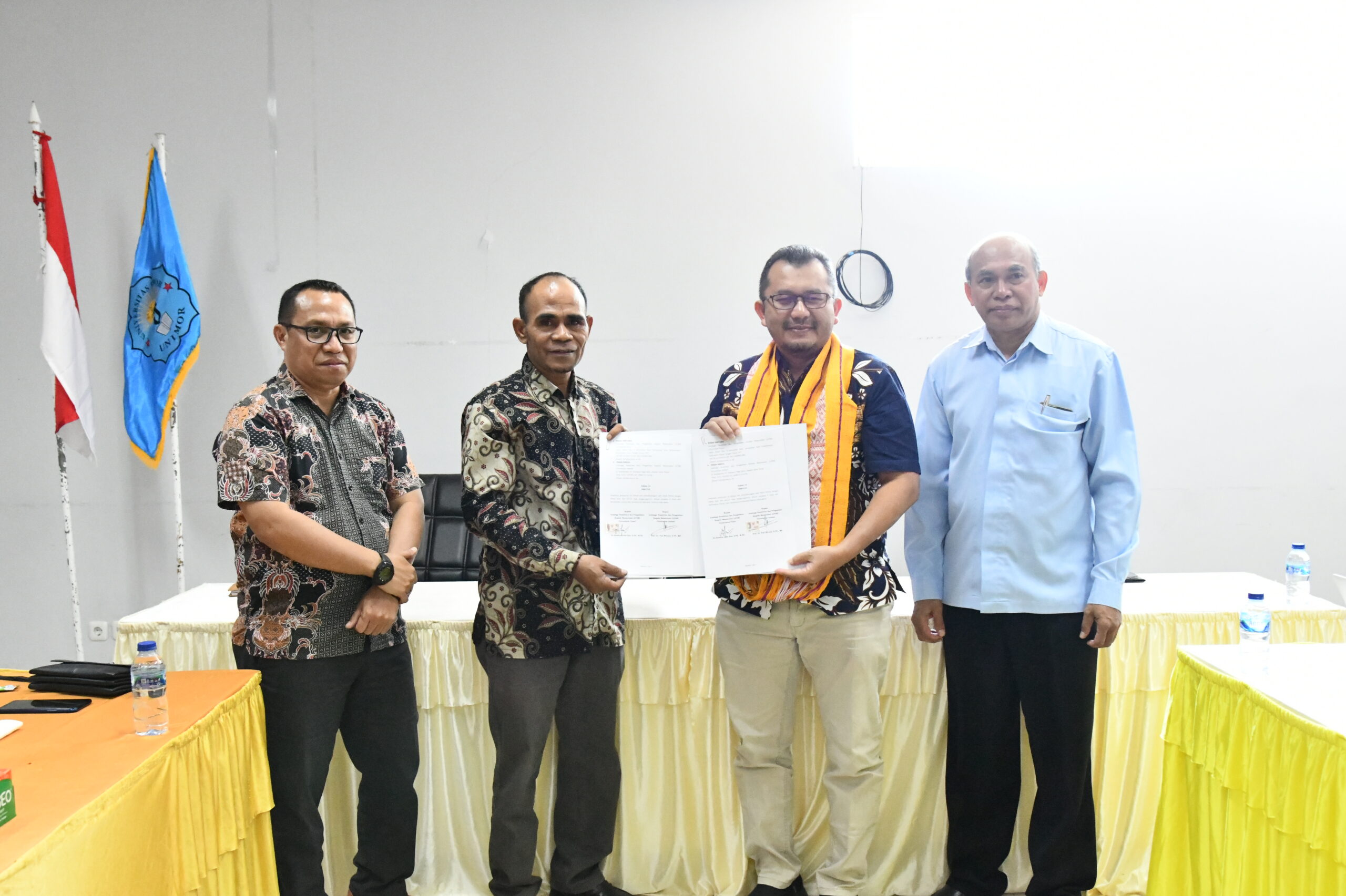Tindak Lanjut MoU, LPPM Unimor dan LPPM Unej Teken PKS