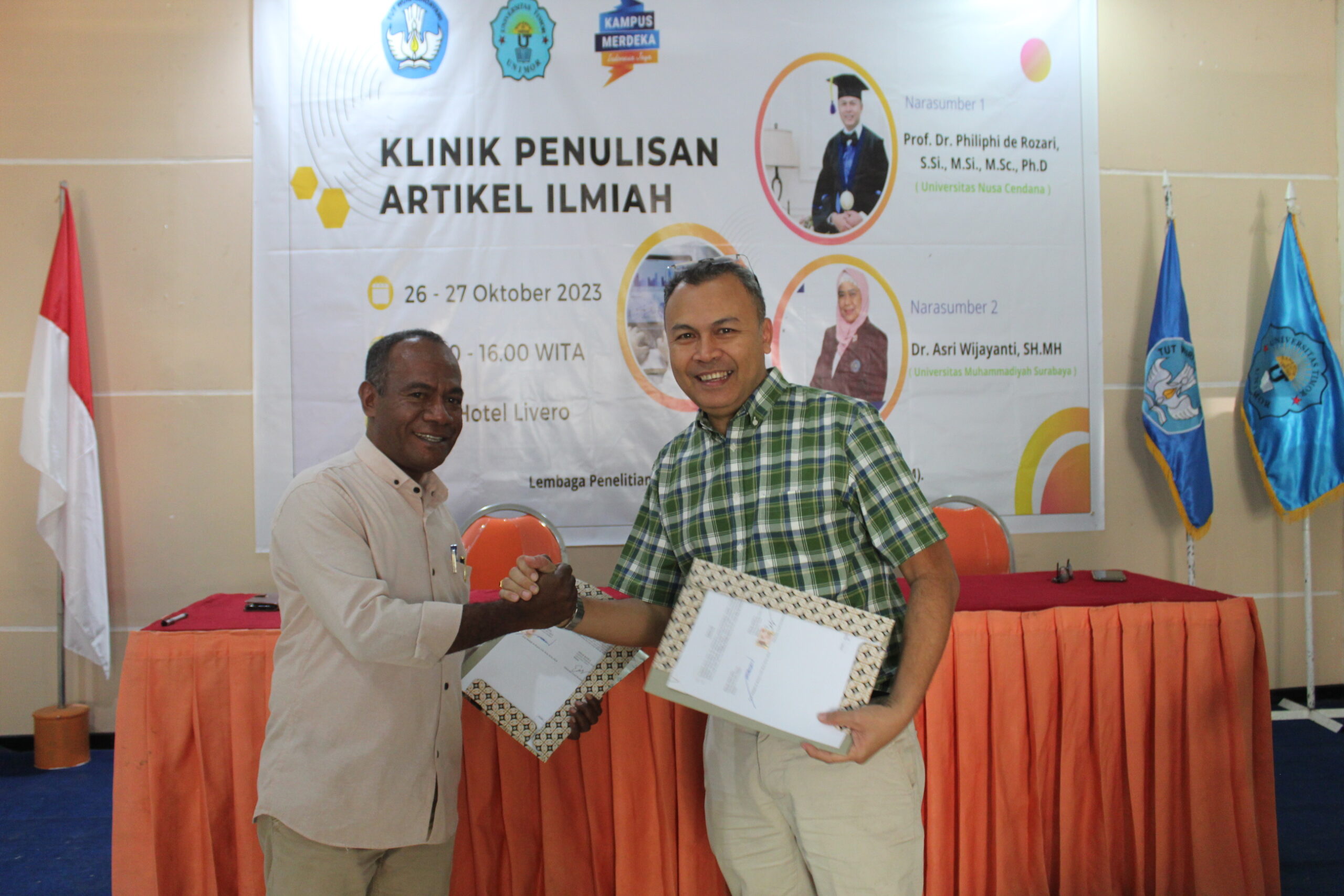 Jalin Kolaborasi , FapertaSainKes Unimor Tandatangani PKS Dengan FST Undana