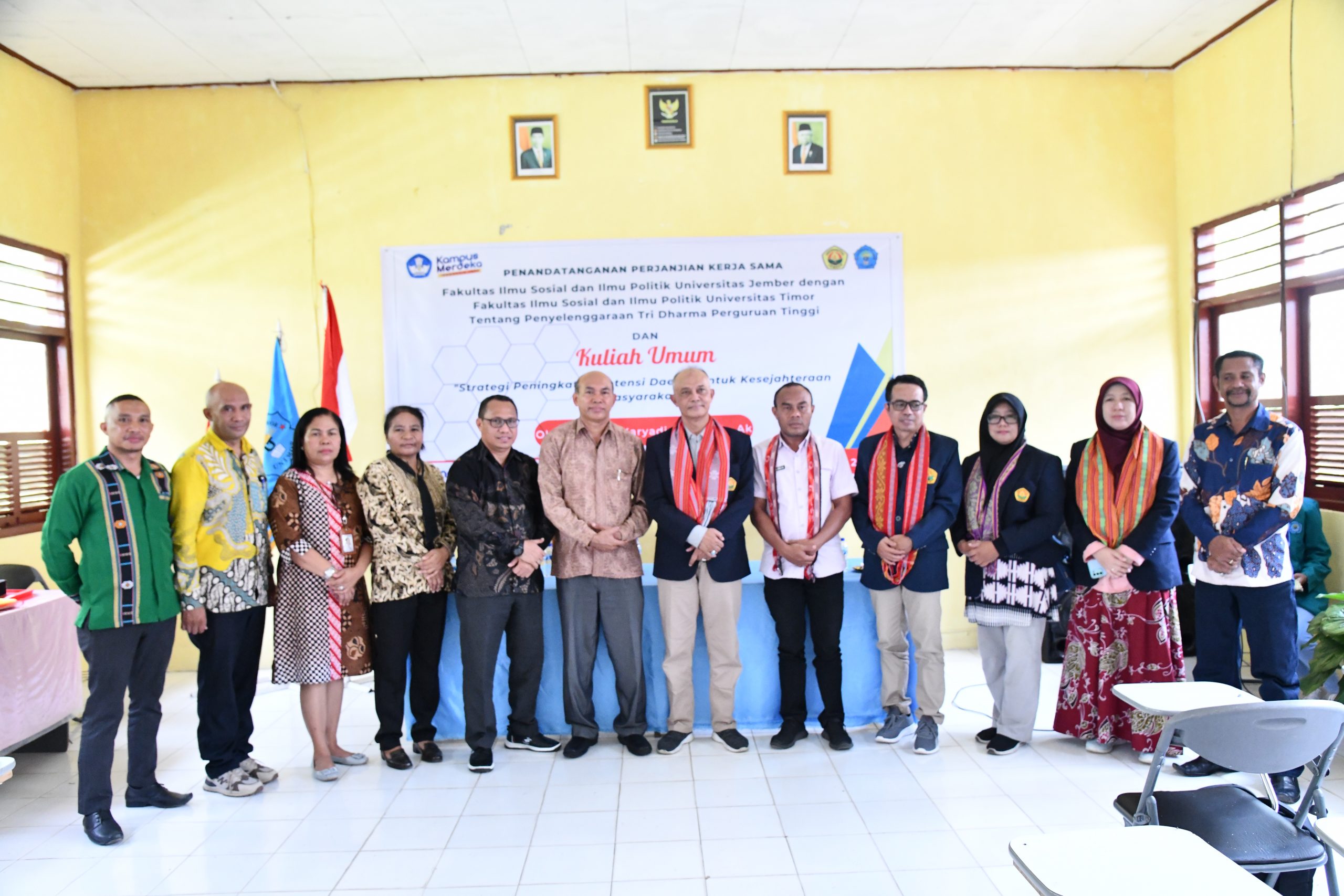 Fisip Unimor dan Fisip Unej Teken PKS, Bangun Kolaborasi Dalam Bidang Tri Darma Perguruan Tinggi