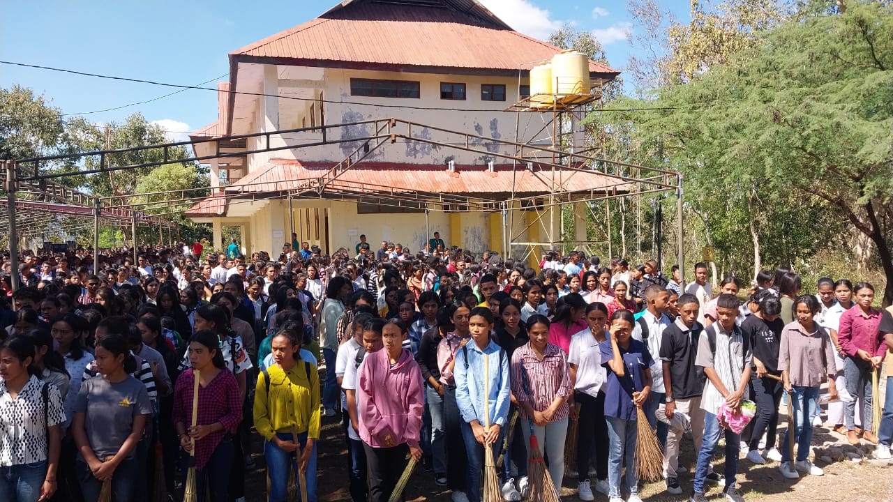 1919 Mahasiswa Baru Ikuti Gladi Persiapan PKKMB di Universitas Timor