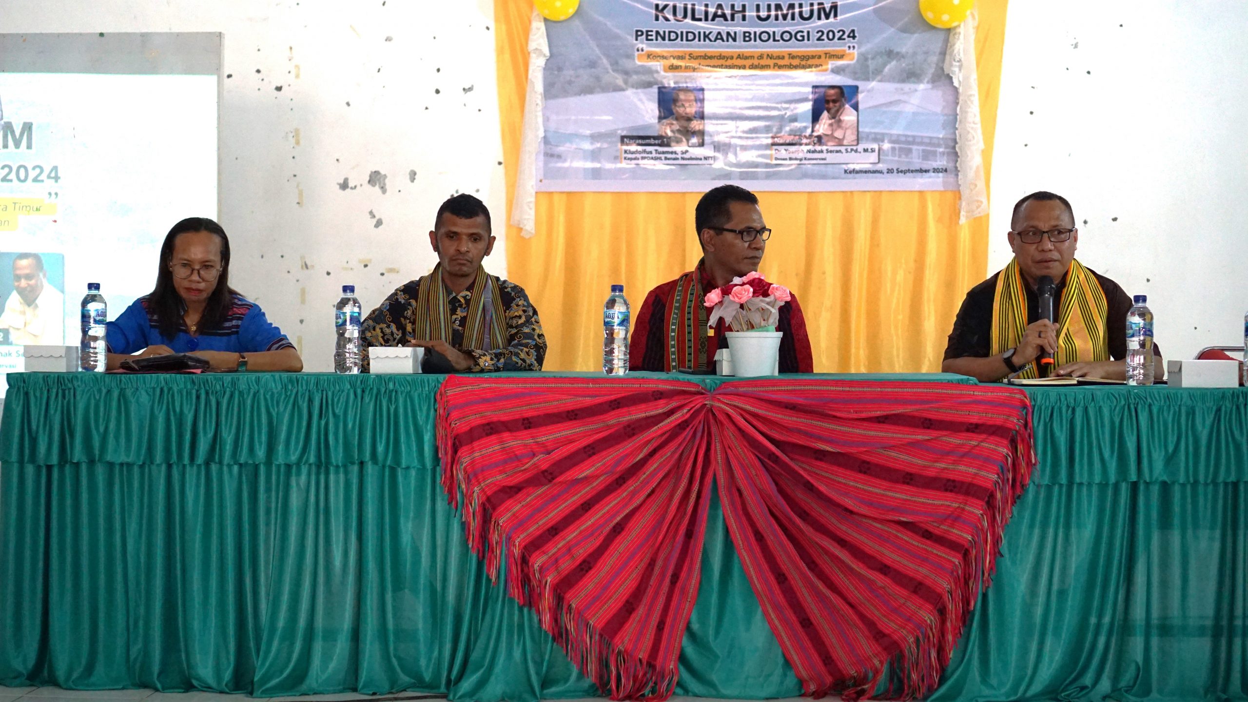 Program Studi Pendidikan Biologi Gelar Kuliah Umum tentang Konservasi Sumber Daya Alam