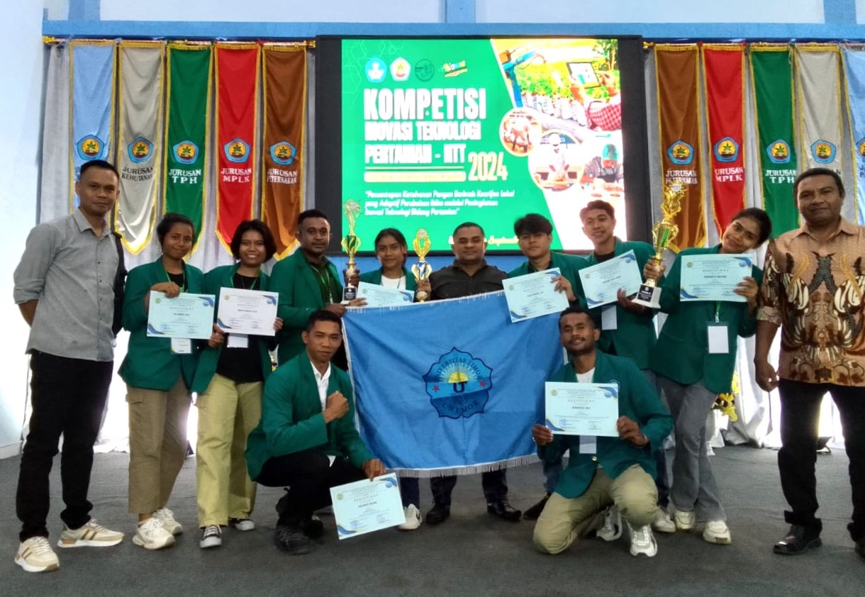 UNIMOR Raih Juara di 6 Mata Lomba Inovasi Teknologi Pertanian Regional NTT