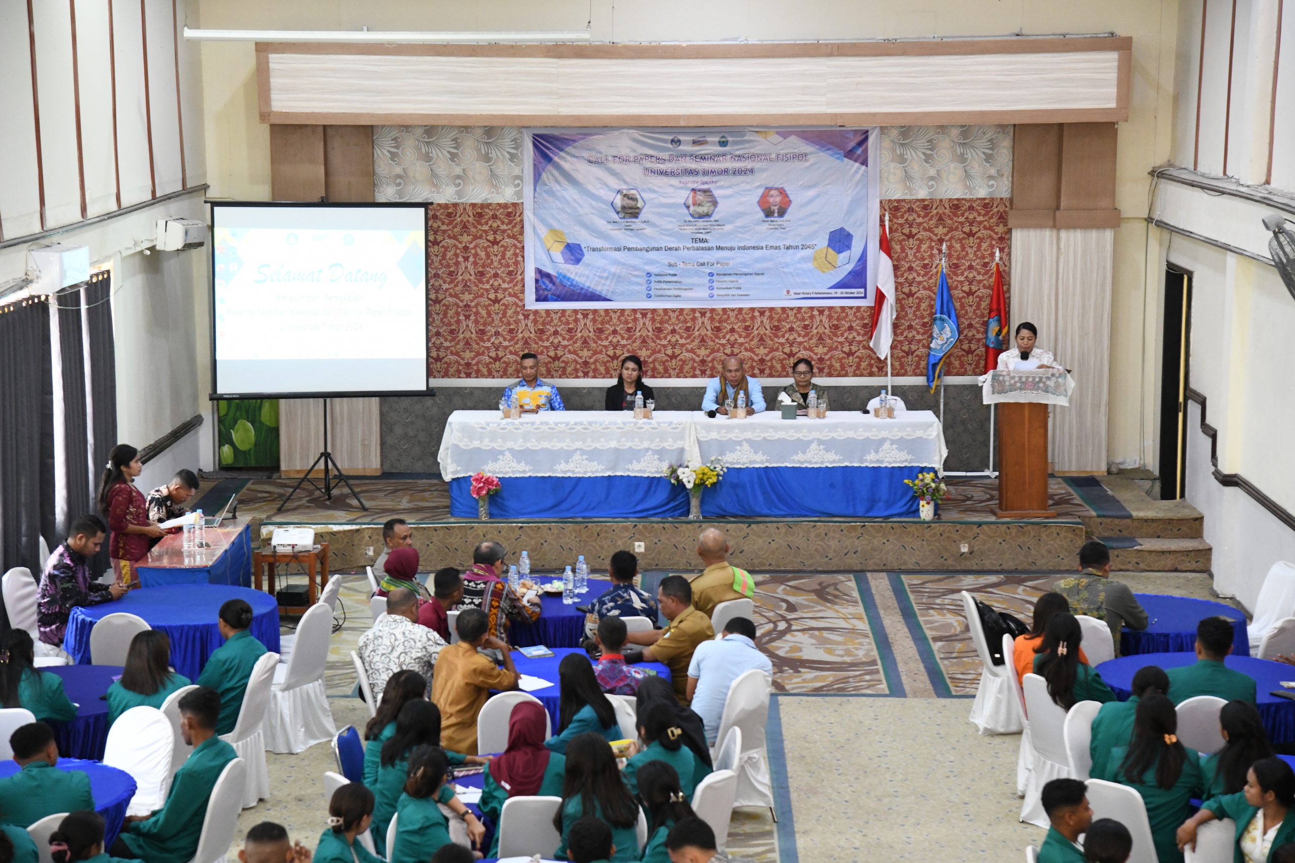 Fisipol Unimor Gelar Seminar Nasional, Bahas Transformasi Pembangunan Daerah Perbatasan Menuju Indonesia Emas Tahun 2045
