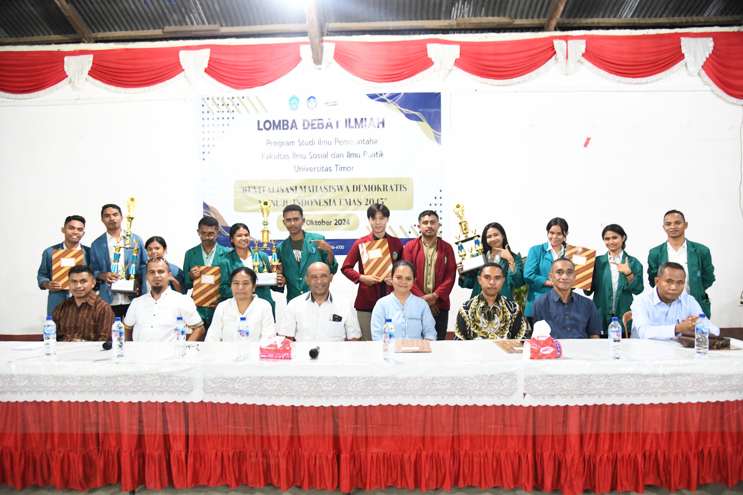 Lomba Debat Ilmiah Prodi Ilmu Pemerintahan Fisipol Unimor Berakhir, Ini Hasilnya