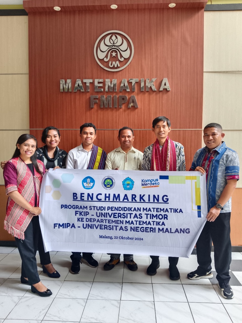Prodi Pendidikan Matematika FKIP Unimor Lakukan Kunjungan Benchmarking Ke Departemen Matematika UNM Malang