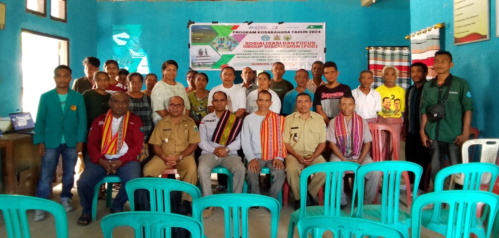 Kolaborasi Universitas Timor dan Universitas Mahasaraswati dalam Program KOSABANGSA di Desa Nunbena, Kabupaten TTS