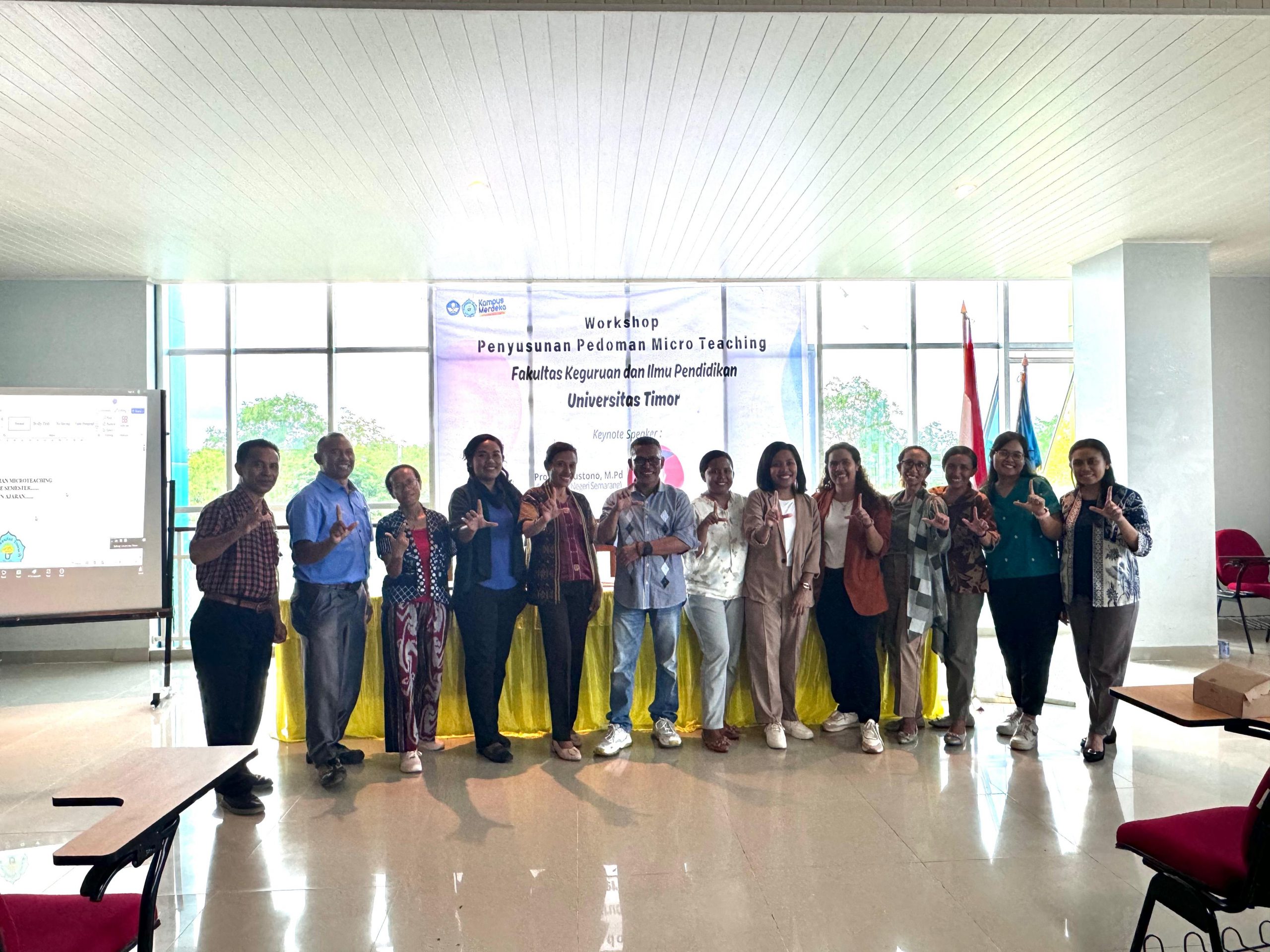Workshop Penyusunan Pedoman Micro Teaching FKIP Universitas Timor Resmi Dibuka