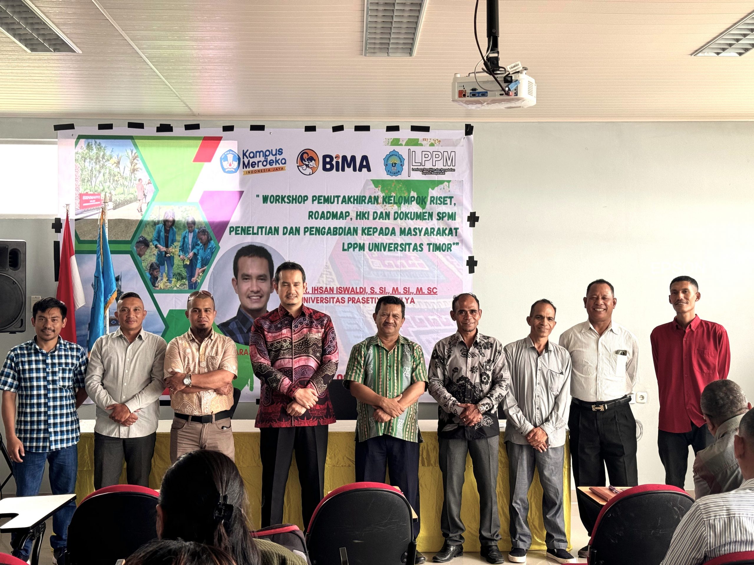 Workshop Pemutakiran Kelompok Riset, Roadmap, HKI, dan Dokumen SPMI Penelitian dan Pengabdian Kepada Masyarakat LPPM Universitas Timor