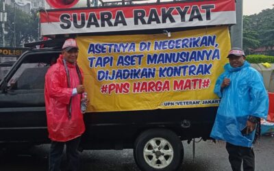 ILP PPPK PTN Baru Gelar Aksi Solidaritas Damai: Tuntut Alih Status Menjadi PNS