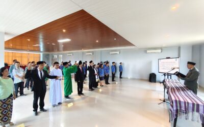 Rektor Lantik Koordinator Prodi, Pejabat Struktural, Pejabat Fungsional dan Dosen PNS Baru di Lingkungan Unimor