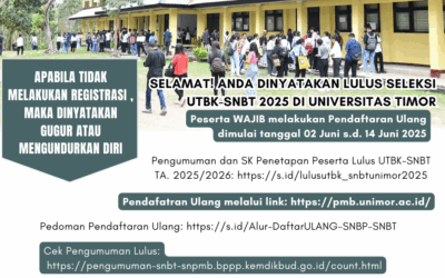 UTBK SNBT 2025 Diumumkan, Unimor Terima 846 Calon Mahasiswa Baru